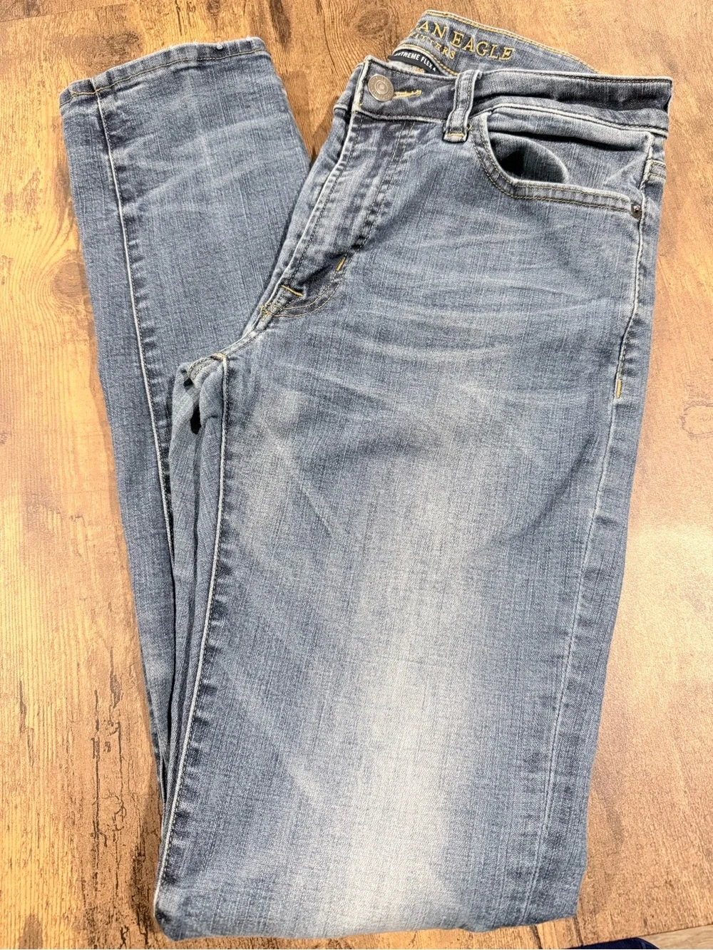 American Eagle Outfitters Men's Slim Straight Light Blue Jeans